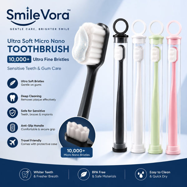 SmileVora Ultra Soft Micro Nano Toothbrush